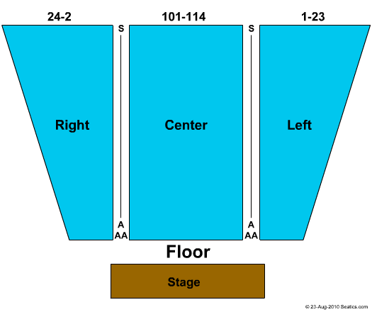 Meadow Brook Theatre Seating Chart